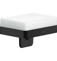 Dozownik mydła w płynie z półką Czarny Matowy AXOR Universal Softsquare Axor (42819670)