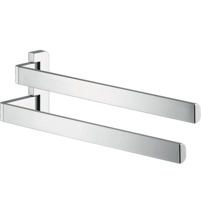 Wieszak na ręczniki, 2-ramienny Chrom AXOR Universal Softsquare Axor (42821000)