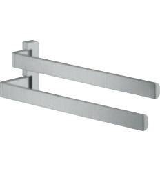 Wieszak na ręczniki, 2-ramienny Chrom Szczotkowany AXOR Universal Softsquare Axor (42821260)