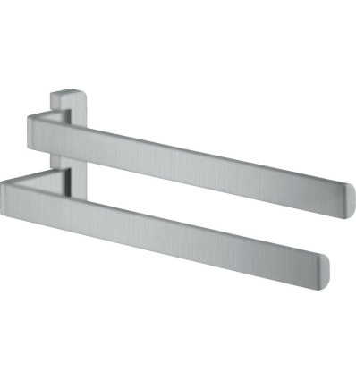 Wieszak na ręczniki, 2-ramienny Chrom Szczotkowany AXOR Universal Softsquare Axor (42821260)