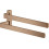 Wieszak na ręczniki, 2-ramienny Czerwony Złoty Szczotkowany AXOR Universal Softsquare Axor (42821310)