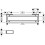 Uchwyt 300 mm Złoty Optyczny Polerowany AXOR Universal Softsquare Axor (42830990)