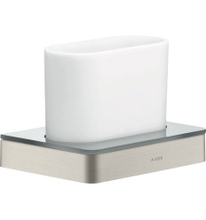 Kubek na szczoteczki do zębów Stal Szlachetna Optyczna AXOR Universal Softsquare Axor (42834800)