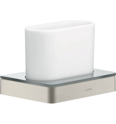 Kubek na szczoteczki do zębów Stal Szlachetna Optyczna AXOR Universal Softsquare Axor (42834800)