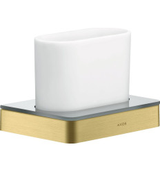 Kubek na szczoteczki do zębów Mosiądz Szczotkowany AXOR Universal Softsquare Axor (42834950)