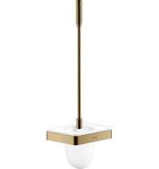 Szczotka do WC z pojemnikiem, ścienna Brąz Polerowany AXOR Universal Softsquare Axor (42835130)