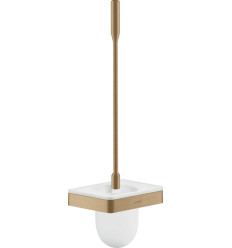 Szczotka do WC z pojemnikiem, ścienna Brąz Szczotkowany AXOR Universal Softsquare Axor (42835140)