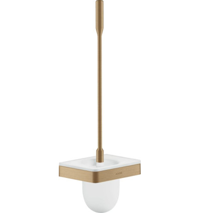 Szczotka do WC z pojemnikiem, ścienna Brąz Szczotkowany AXOR Universal Softsquare Axor (42835140)