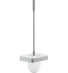 Szczotka do WC z pojemnikiem, ścienna Chrom Szczotkowany AXOR Universal Softsquare Axor (42835260)