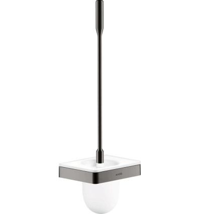 Szczotka do WC z pojemnikiem, ścienna Czarny Chrom Polerowany AXOR Universal Softsquare Axor (42835330)