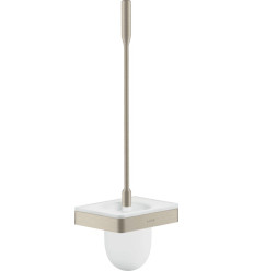 Szczotka do WC z pojemnikiem, ścienna Nikiel Szczotkowany AXOR Universal Softsquare Axor (42835820)