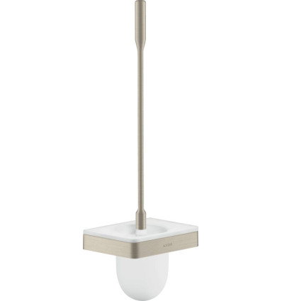 Szczotka do WC z pojemnikiem, ścienna Nikiel Szczotkowany AXOR Universal Softsquare Axor (42835820)