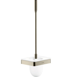 Szczotka do WC z pojemnikiem, ścienna Nikiel Polerowany AXOR Universal Softsquare Axor (42835830)