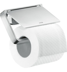 Uchwyt na papier toaletowy z osłoną Chrom AXOR Universal Softsquare Axor (42836000)