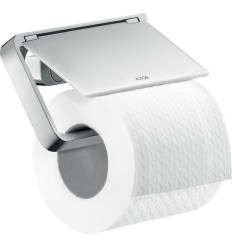 Uchwyt na papier toaletowy z osłoną Chrom Polerowany AXOR Universal Softsquare Axor (42836020)