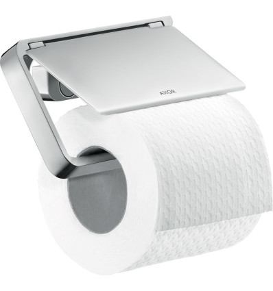 Uchwyt na papier toaletowy z osłoną Chrom Polerowany AXOR Universal Softsquare Axor (42836020)
