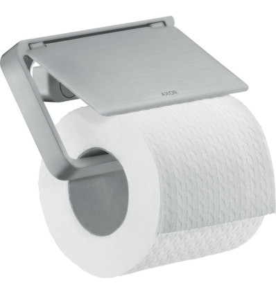 Uchwyt na papier toaletowy z osłoną Chrom Szczotkowany AXOR Universal Softsquare Axor (42836260)