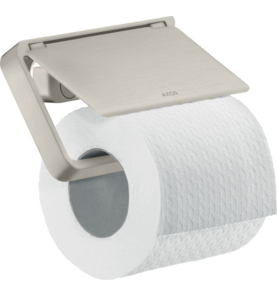 Uchwyt na papier toaletowy z osłoną Stal Szlachetna Optyczna AXOR Universal Softsquare Axor (42836800)