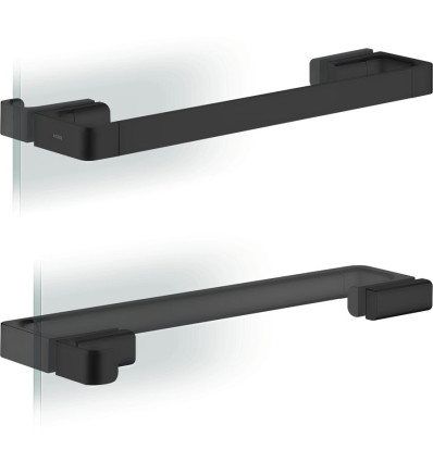 Uchwyt drzwi prysznicowych 444 mm Czarny Matowy AXOR Universal Softsquare Axor (42837670)
