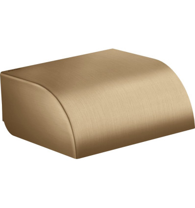 Uchwyt na papier toaletowy z osłoną Brąz Szczotkowany AXOR Universal Circular Axor (42858140)