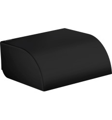 Uchwyt na papier toaletowy z osłoną Czarny Matowy AXOR Universal Circular Axor (42858670)