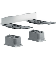 Zestaw adapterów Chrom AXOR Universal Softsquare Axor (42870000)