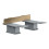 Zestaw adapterów Brąz Szczotkowany AXOR Universal Softsquare Axor (42870140)