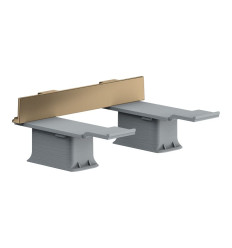 Zestaw adapterów Brąz Szczotkowany AXOR Universal Softsquare Axor (42870140)