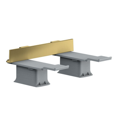 Zestaw adapterów Złoty Optyczny Szczotkowany AXOR Universal Softsquare Axor (42870250)