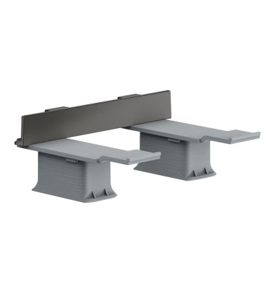 Zestaw adapterów Czarny Chrom Szczotkowany AXOR Universal Softsquare Axor (42870340)