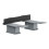Zestaw adapterów Czarny Matowy AXOR Universal Softsquare Axor (42870670)