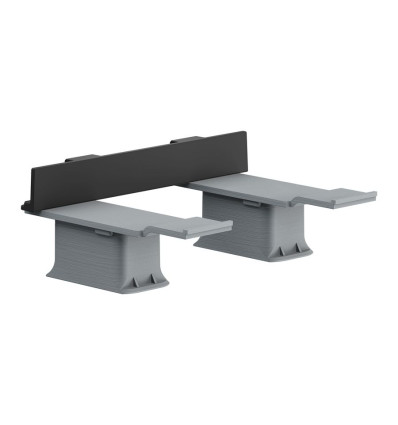 Zestaw adapterów Czarny Matowy AXOR Universal Softsquare Axor (42870670)