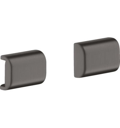 Zaślepki Czarny Chrom Szczotkowany AXOR Universal Softsquare Axor (42871340)