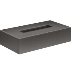 Pudełko na chusteczki Czarny Chrom Szczotkowany AXOR Universal Circular Axor (42873340)