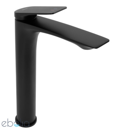 Bateria umywalkowa wysoka czarny mat Avalon Rea (REA-B1126)