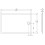 Brodzik prostokątny akrylowy Flat 140x90x4 Granada Roca (A276343000)
