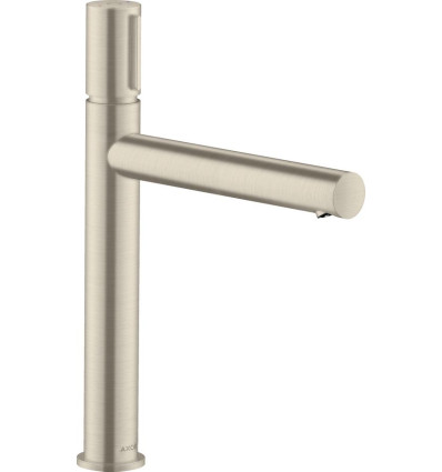 Bateria umywalkowa Select 200 do umywalek nablatowych z niezamykanym kompletem odpływowym Nikiel AXOR Uno Axor (45013820)