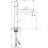 Bateria umywalkowa Select 200 do umywalek nablatowych z niezamykanym kompletem odpływowym Nikiel AXOR Uno Axor (45013820)