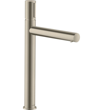 Bateria umywalkowa Select 260 do umywalek nablatowych z niezamykanym kompletem odpływowym Nikiel AXOR Uno Axor (45014820)
