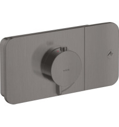 Moduł termostatyczny do 1 odbiornika, podtynkowa Czarny Chrom Szczotkowany AXOR One Axor (45711340)