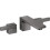 3-otworowa bateria umywalkowa z wylewką 190 mm i kompletem odpływowym Push-Open, ścienna, podtynkowa, AXOR Edge Axor (46061330)