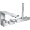 3-otworowa jednouchwytowa bateria na brzeg wanny, sBox, szlif diamentowy Chrom AXOR Edge Axor (46431000)
