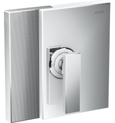 Jednouchwytowa bateria prysznicowa, podtynkowa, szlif diamentowy Chrom AXOR Edge Axor (46651000)