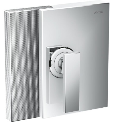 Jednouchwytowa bateria prysznicowa, podtynkowa, szlif diamentowy Chrom AXOR Edge Axor (46651000)