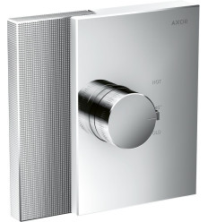Bateria termostatyczna HighFlow, podtynkowa, szlif diamentowy Chrom AXOR Edge Axor (46741000)
