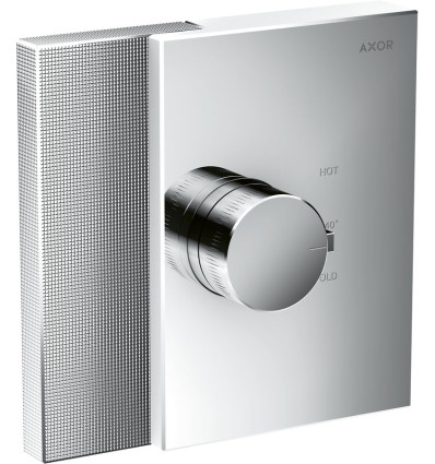 Bateria termostatyczna HighFlow, podtynkowa, szlif diamentowy Chrom AXOR Edge Axor (46741000)