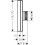 Bateria termostatyczna HighFlow, podtynkowa, szlif diamentowy Czarny Chrom Polerowany AXOR Edge Axor (46741330)