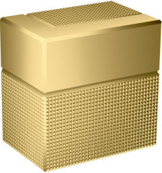 Zawór odcinający, podtynkowy, szlif diamentowy Złoty Optyczny Polerowany AXOR Edge Axor (46771990)