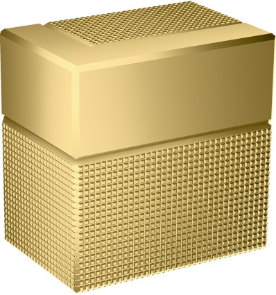 Zawór odcinający, podtynkowy, szlif diamentowy Złoty Optyczny Polerowany AXOR Edge Axor (46771990)