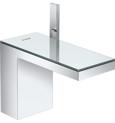 Jednouchwytowa bateria umywalkowa 110 z kompletem odpływowym Push-Open Chrom/Szkło Lustrzane AXOR MyEdition Axor (47030000)